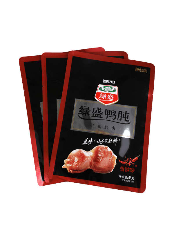 Sac d'emballage en plastique pour collations à finition mate de qualité alimentaire